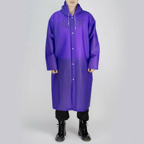 Transparent Vinyl Raincoat Runway Style 