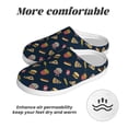 thumbnail image 6 of Lsque Fastfood Pattern Womens Comfort Cotton on Scuff With Memory Foam and Anti-skid Sole Slipper-42/43, 6 of 7