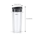 thumbnail image 2 of MERRYHAPY 4 Pcs Gobelet Mixeur Organisateur Transparent Récipient à Boisson Portable pour Préparation de Repas, 2 of 8