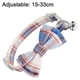 thumbnail image 2 of Collar SuperBuddy y Cute Bow Bell, cuello a cuadros desmontable de 2 piezas con lazo desmontable, 2 of 5