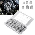 thumbnail image 1 of Threaded Insert Assrotment, 130Pcs 6mm 8mm 10mm 12mm Stable Connection Knurled Nut High Strength  For Car, 1 of 8