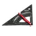 thumbnail image 1 of Woodworking Ruler, Lightweight Angle Adjustable Carpentry Ruler Professional Portable Accurate  Scale Aluminum Alloy With Goniometer For Measuring, 1 of 8