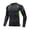 Green#110511BB, variant on Mens Compression Shirt, Cool Dry Long Sleeve Workout Shirts, Running Athletic Football Gym Base Layer Tops Beige XXXL