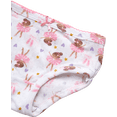 thumbnail image 3 of Princess Rose Toddler Girls Underwear Pointelle Knit Soft Cotton Hipster Underwear Panties 5 Pack, 3 of 7