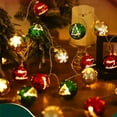 thumbnail image 2 of LINLIN Christmas String Light 10ft 20 LED Warm Indoor String Lights Battery Operated for Xmas Festive Holiday, 2 of 4