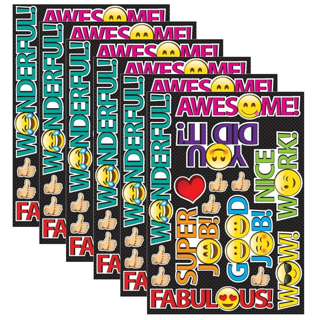 ASHLEY PRODUCTIONS (6 PK) Récompenses EMOJI DIE CUT