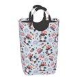 thumbnail image 2 of Bingfone I Love USA Laundry Hamper,Large Canvas Fabric Lightweight Storage Basket Toy Organizer Dirty Clothes Collapsible, 2 of 6