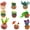 9, variant on Beginner Friendly Wool Craft Set Animal Plant Creation With Fibers