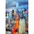 thumbnail image 3 of Bolokofsky, Ronald 17x24 Black Modern Framed Museum Art Print Titled - Blob City I, 3 of 5