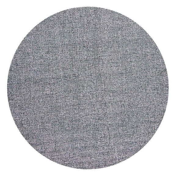 Alora Decor London 10' Round Tweed Black/White/Gray/Rust/Blue Area Rug