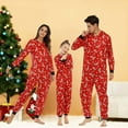 thumbnail image 6 of Zukuco Matching Family Pajamas Christmas PJ's Elk Print  Jumpsuit Hoodie Jammies Sleepwear Holiday PJ's, 6 of 7