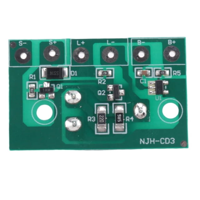 Placa Controladora de Luz Solar para CéSped, BateríA de Litio de 3,7 V, Solar, Placa de Circuito de Luz Solar con Interruptor