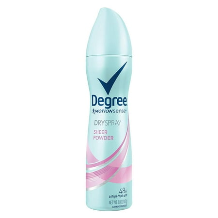 Degree Women Antiperspirant Deodorant Dry Spray Sheer Powder 3.8