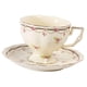 thumbnail image 2 of Juego de taza y platillo de café de cerámica, regalo de inauguración de casa, vajilla elegante y multiusos, juego creativo de taza de té de, 2 of 9
