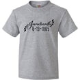 thumbnail image 3 of Inktastic Juneteenth 6-19-1865 Youth T-Shirt, 3 of 5