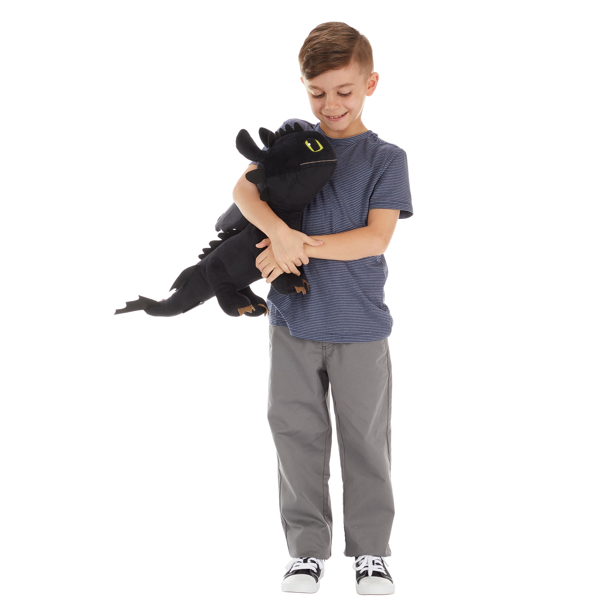 How To Train Your Dragon Toothless Kids Plush Bedding Cuddle and Decorative Pillow Buddy