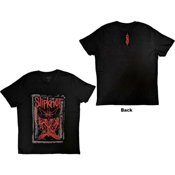 Slipknot Unisex T-Shirt Dead Effect (Back Print) (Large)