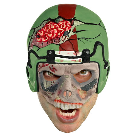 Zombie Football Player Halloween Mask, One Size, by Amscan