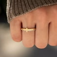 thumbnail image 5 of Anillo de cruz personalizado de plata esterlina S925 Moda simple para mujer en Europa y América, 5 of 5