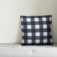 thumbnail image 3 of Creative Products Navy Buffalo Check 26x26 Spun Poly Pillow, 3 of 3