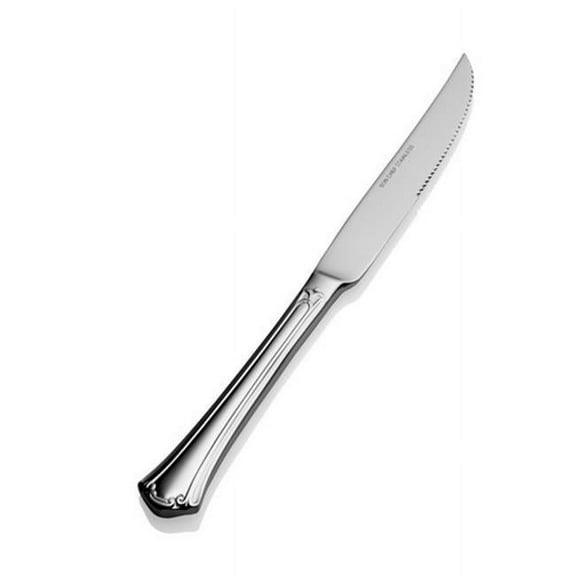 Bon Chef S2115 9.48 in. Breeze Euro Solid Handle Steak Knife, Pack of 12