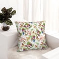 thumbnail image 6 of Yiaed Birds And Flowers Print Pillow Covers Super Soft Decorative Square Throw Pillow Covers Case Cushion Covers for Sofa Couch Bedroom Car Decor（No pillow core）-18"x18", 6 of 7