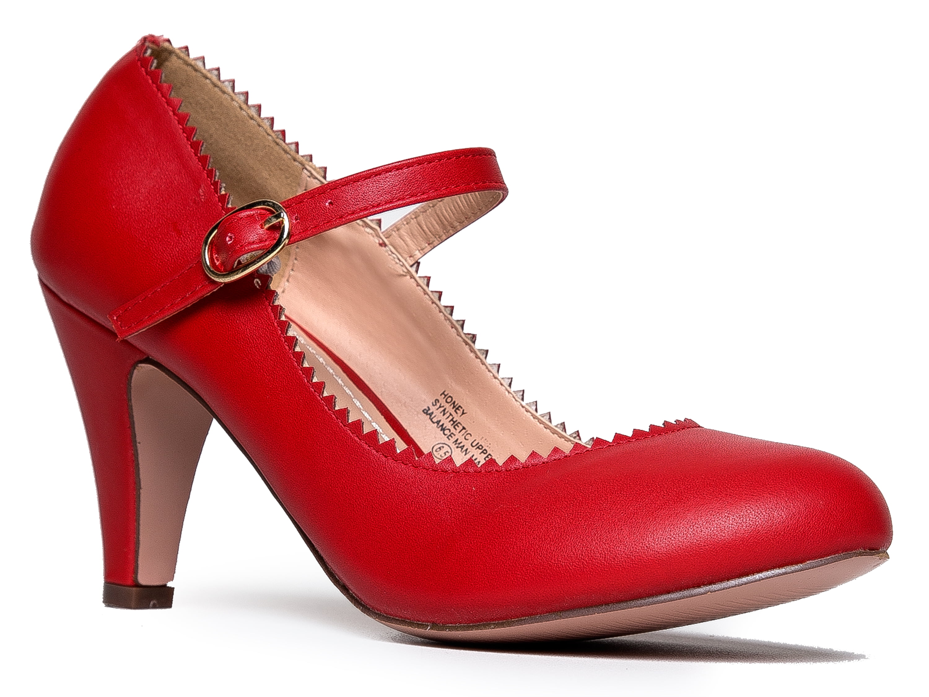 J. Adams Mary Jane Kitten Heels - Walmart.com