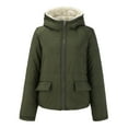 thumbnail image 5 of Tiqkatyck Womens Long Sleeve Tops Clearance Women Fashion Hooded Sleeveless Sweater Vest Blouse Shirts Coats For Women Sweatshirt Womens Clothes Coats For Women Green, 5 of 9