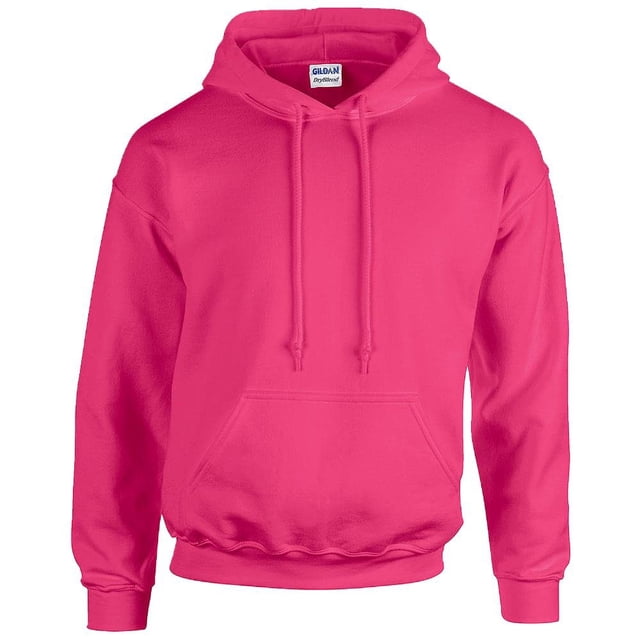 Gildan Heavy Blend Adult Hooded Sweatshirt, Sfty Pink, XXX-Large
