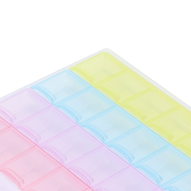 Caja de almacenamiento para artículos pequeños, caja de almacenamiento fácil Multicolor, herramienta de almacenamiento, durabilidad mejorada Jadeshay A