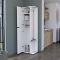 thumbnail image 6 of Newboti Furniture Broom Storage Closet Edmond, Kitchen, White 04548, 6 of 8