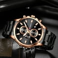 thumbnail image 3 of Curren Fashion Watches Men Coffee Clock Men Quartz Wristwatch Stainless Steel Band Chronograph Watch Male Relogio Masculino - Quartz Wristwatches, 3 of 6