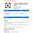 thumbnail image 2 of Auxiliary Fan Assembly - Compatible with 1994 - 1997 Honda Accord 2.2L 4-Cylinder 1995 1996, 2 of 2