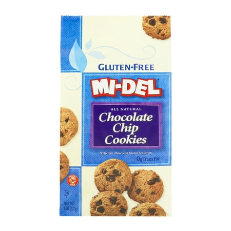 Mi-Del Gluten Free Cookies Chocolate, Chip 8 oz