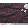 thumbnail image 2 of Soimoi Pink Poly Georgette Fabric Rays Tie-Dye Print Fabric by Yard 52 Inch Wide, 2 of 3
