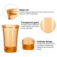 thumbnail image 3 of Uxcell Verres à Shot 1.2oz Verres à Shot en Polystyrène Ombre Multicolore Verres à Shot en Vrac pour Cocktail Verres à Shot Ronds Spiritueux Liqueurs, Orange, 3 of 7