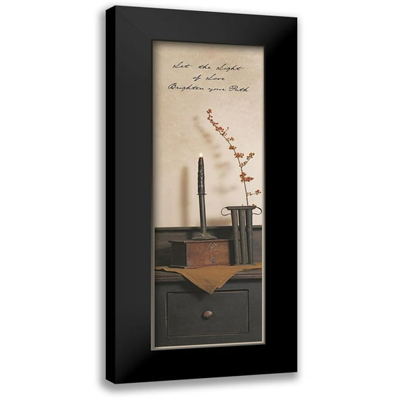 Jacobs, Billy 7x14 Black Modern Framed Museum Art Print Titled - Let the Light