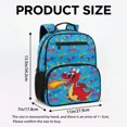 thumbnail image 7 of Jeiento Dragon Toddler Backpack for 2-5 Year Old Boys, 13.5 Inch Preschool Bag, Lightweight Kids Bookbag with 2 Front Pockets & 2 Mesh Side Pockets, Blue, 7 of 7