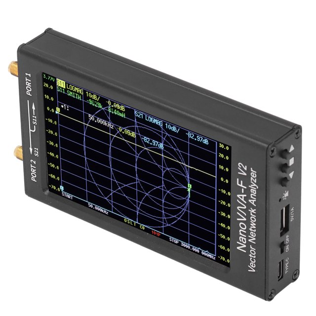 Analizador de red de onda corta, analizador de red vectorial Analizador de red vectorial de 50 KHz y 3 GHz Kit de analizador de red vectorial compacto y liviano