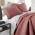 thumbnail image 3 of Oversized Square Stitched Solid Embroidered 3-Piece Quilt Set by Southshore Fine Linens, 3 of 10
