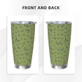 thumbnail image 3 of Lsque Mallard Duck Pattern 20oz Car Cup with Lid and Straw, Insulated Coffee Cup with Straw Topper, Spill Proof Travel Coffee Mug, Stainless Steel Tumble-Straw Three-piece Set, 3 of 8