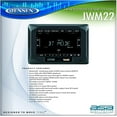 thumbnail image 2 of Jensen JWM22 2-Speaker Zones AM/FM|BT|HDMI|AUX Cube Wall Mount Stereo, Speaker Output 4X 6 Watt, 30 Station Presets (18FM/12AM), Receives Bluetooth Audio (A2DP) and Controls (AVRCP) from Devices, 2 of 2