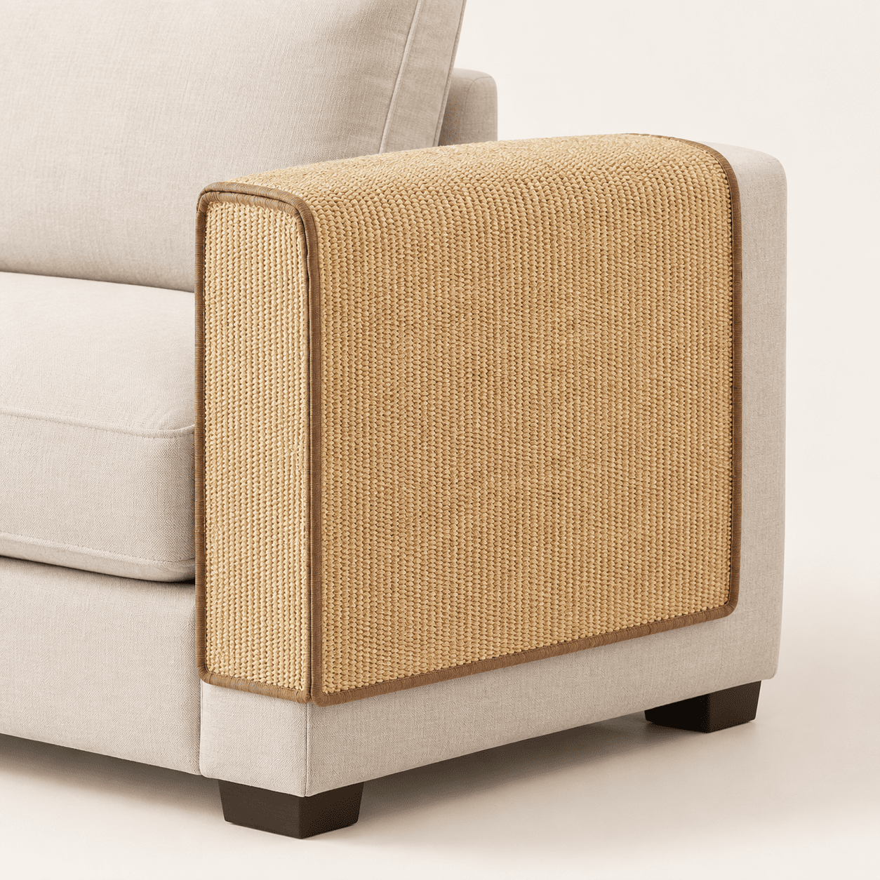 Camel 7.9 Cat Sisal Scratch Pad Couch Sofa Armrest Protector
