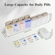 thumbnail image 2 of Pastillero del organizador semanal | Cierre magnético | Soporte de medicamento portátil compacto | Múltiples compartimentos | Construcción duradera | Fácil gestión de la medicación | 1 recuento, 2 of 5