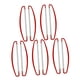 thumbnail image 4 of 10 postes para pancartas manuales, accesorios portátiles versátiles, soporte de bandera de mano rojo 24cm, 4 of 9