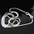 thumbnail image 6 of K-KED Wholesale 5pcs Silver Plated BOX Chain Necklace Fashion Delicate Jewelry findings 16-30"-5pcs/set-26", 6 of 8