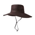 thumbnail image 2 of GSPCLAM Mens Sun Hats UPF 50+ Wide Brim Hat for Fishing Hiking, Lightweight Breathable Mesh Hat with Adjustable Chin Strap, 2 of 5