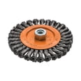 thumbnail image 1 of Walter Brosse pour Roue à Fil Torsadé 13L604, Brosse de Finition en Acier au Carbone de 6 Po, 1 of 1