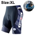 thumbnail image 1 of Pantalones cortos de ciclismo para hombre acolchados en 3D con mallas para montar en bicicleta de secado rápido brillar Electrónica, 1 of 5