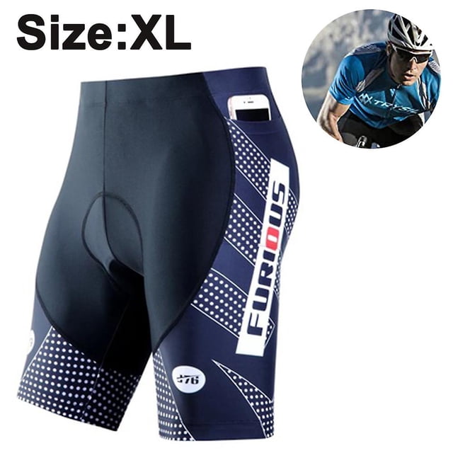Pantalones cortos de ciclismo para hombre acolchados en 3D con mallas para montar en bicicleta de secado rápido brillar Electrónica
